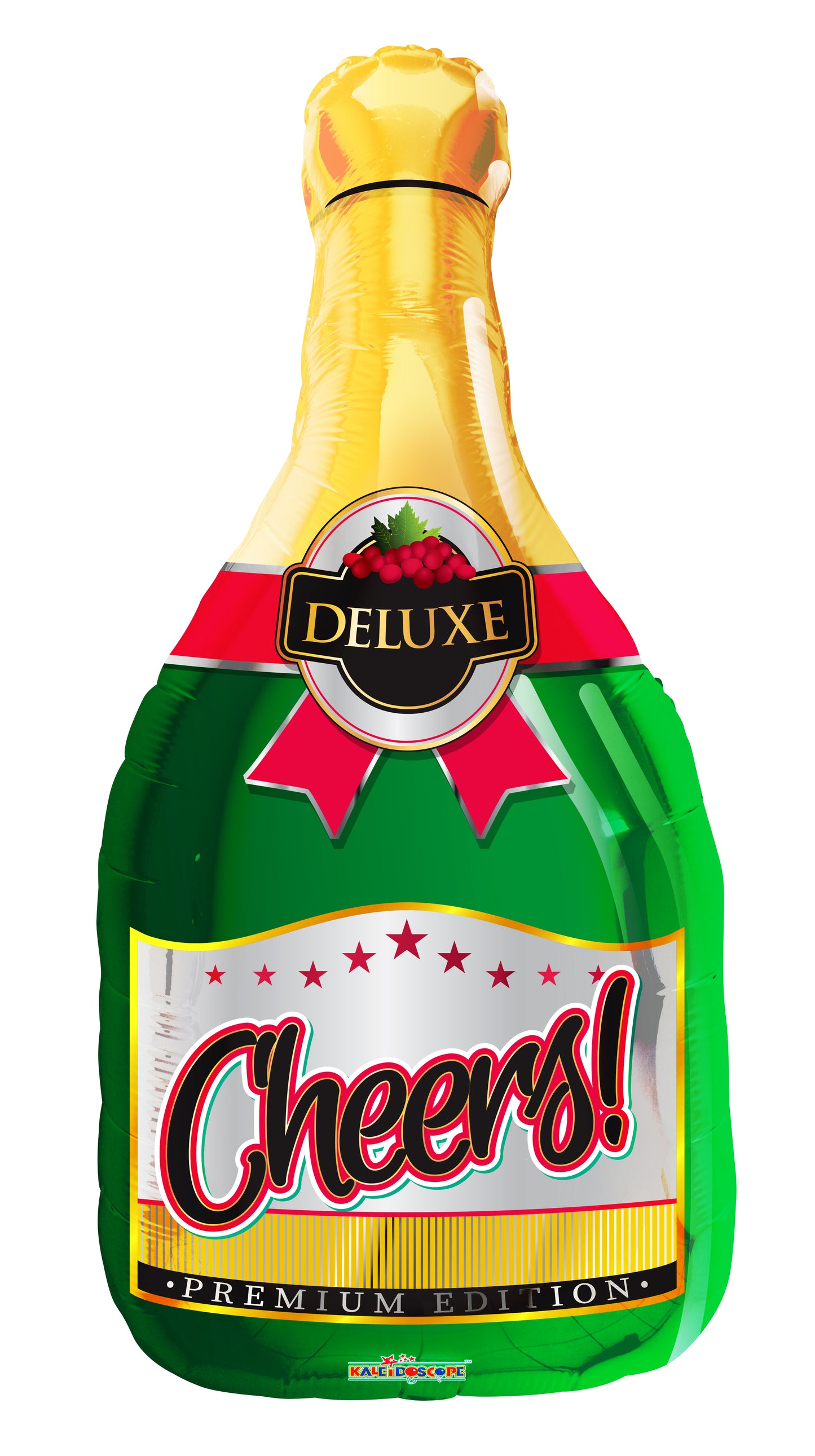 Kaleidoscope - Cheers Fles Folieballon - 36 inch / 91.4 cm