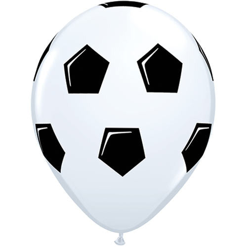 Globos Europe - 8x football Latex Balloons - 12 inch / 30 cm