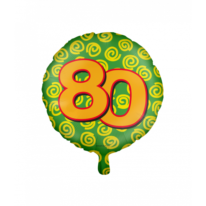 PD Party - Cijfer Ballon 80 - 18 inch / 46 cm