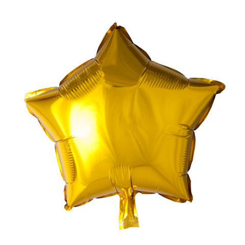 Globos Europe - Goude Ster Folieballon - 18 inch / 46 cm