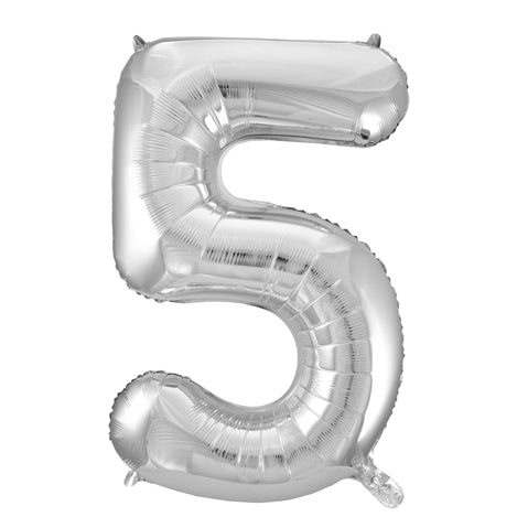 Globos Europe - Cijfer Ballon 5 - 16 inch / 41 cm
