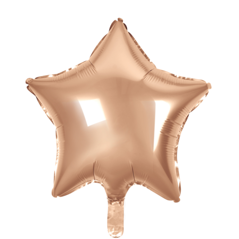 Globos Europe - Rose Goud Ster Folieballon - 18 inch / 46 cm