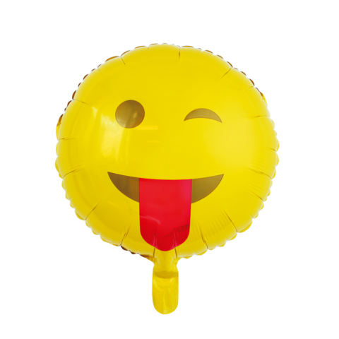 Globos Nordic - Smiley tongue Folieballon - 18 inch / 46 cm