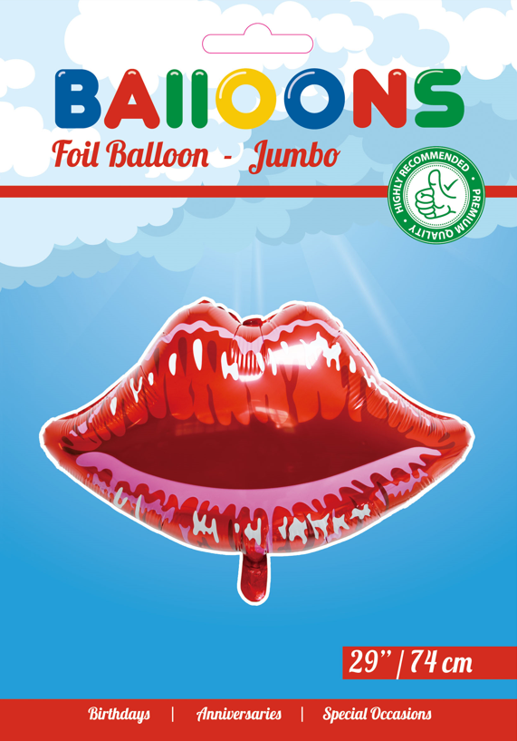 Globos Europe - Ballon Lippen - 29 inch / 74 cm