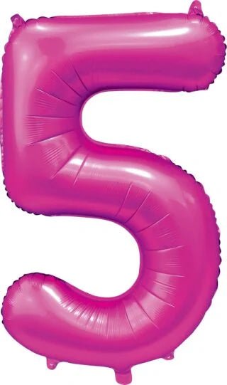 Globos Europe - Cijfer Ballon 5 - 16 inch / 41 cm