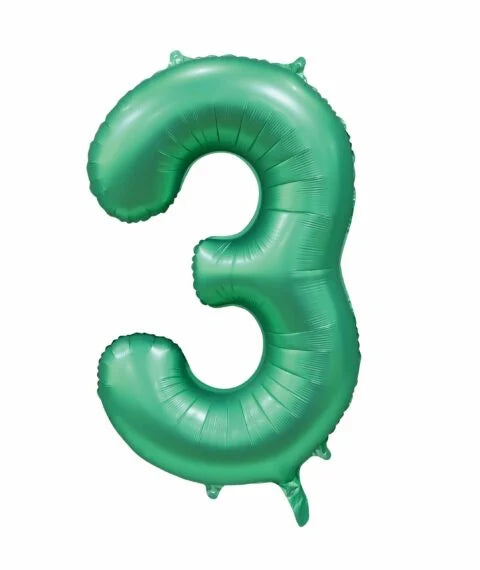 Globos Europe - Cijfer Ballon 3 - 16 inch / 41 cm