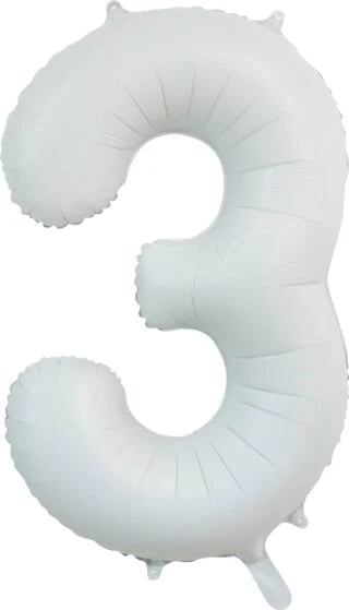 Globos Europe - Cijfer Ballon 3 - 34 inch / 86 cm