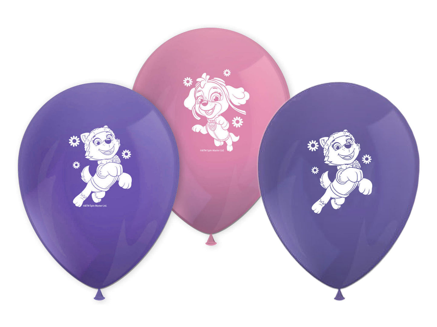 Spin Master - 8x Paw Patrol Latex Ballon - 11 inch / 28 cm