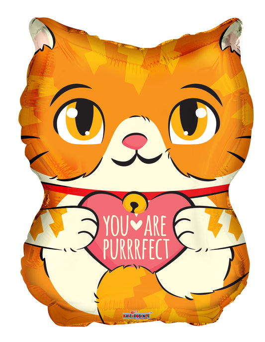 Kaleidoscope - Ballon Kat You Are Purrrfect - 18 inch / 46 cm