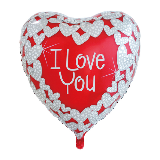 Globos Europe - I Love You Hearts Balloon - 36 inch / 92 cm