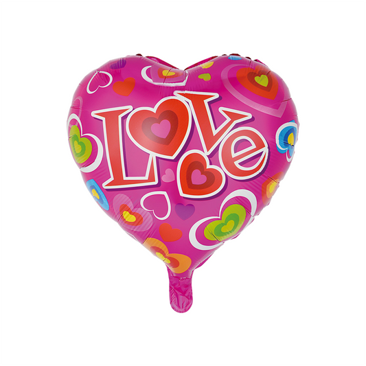 Globos Europe - Foil Balloon Love Pink - 18 inch. / 46 cm