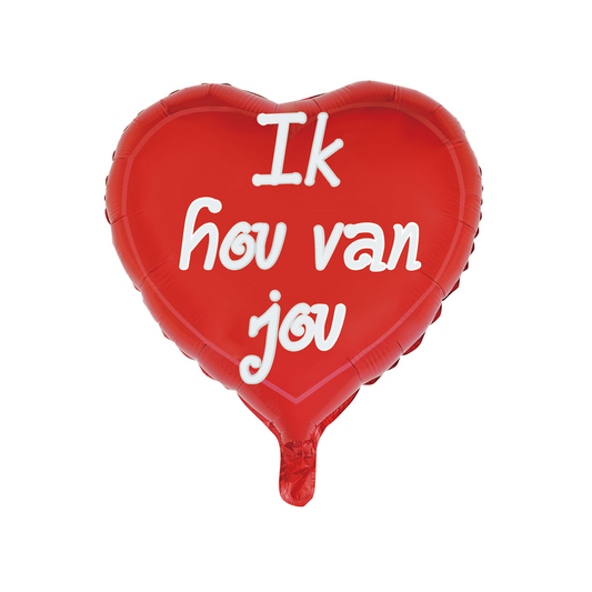 Globos Europe - Ik hou van jou Ballon - 18 inch / 46 cm