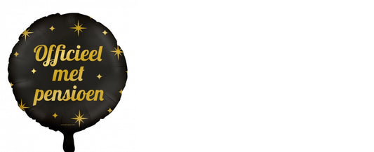 Classy party foil balloons - Pensioen